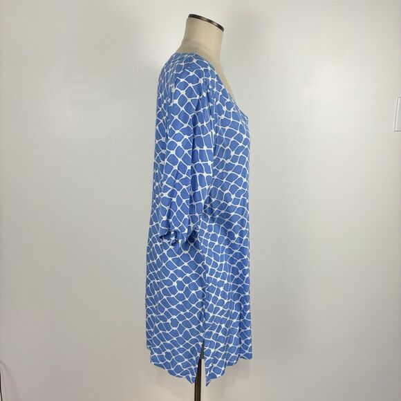 Tybee Island Clothing Womens Swimsuit Coverup Tunic 3/4 sleeve Size Medium Rayon - Picture 4 of 7